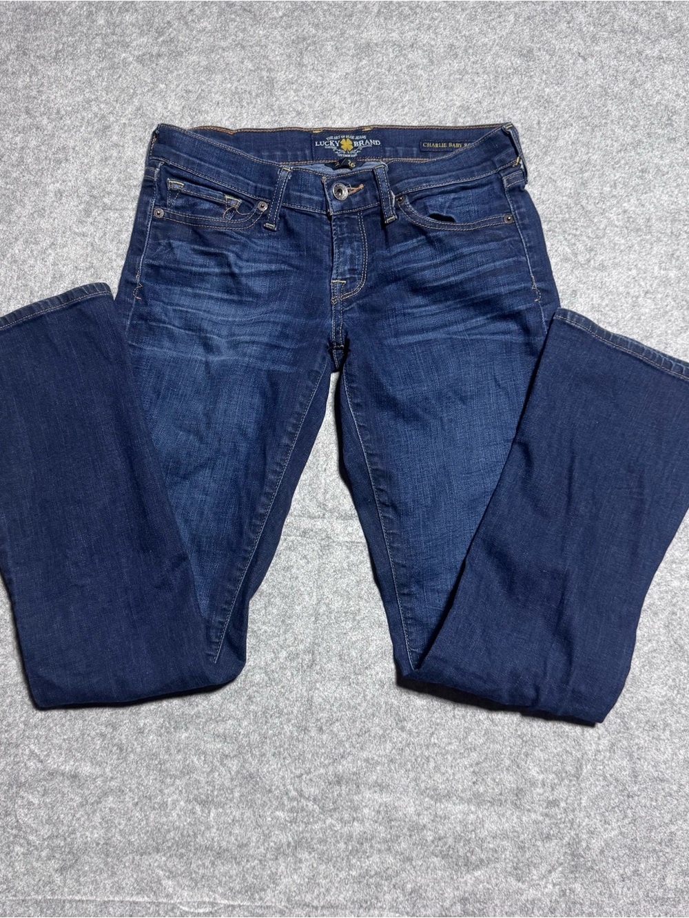 Lucky Brand Charlie Baby Boot Jeans Low Rise Bootcut Y2K Denim
